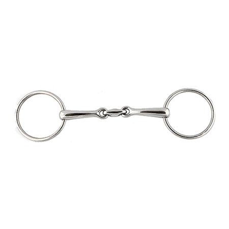 NO SWEAT MY PET 20133-5-3-4 Stainless Steel Horizontal Elliptical Link Bradoon Bit - 5.75 in. NO2592799